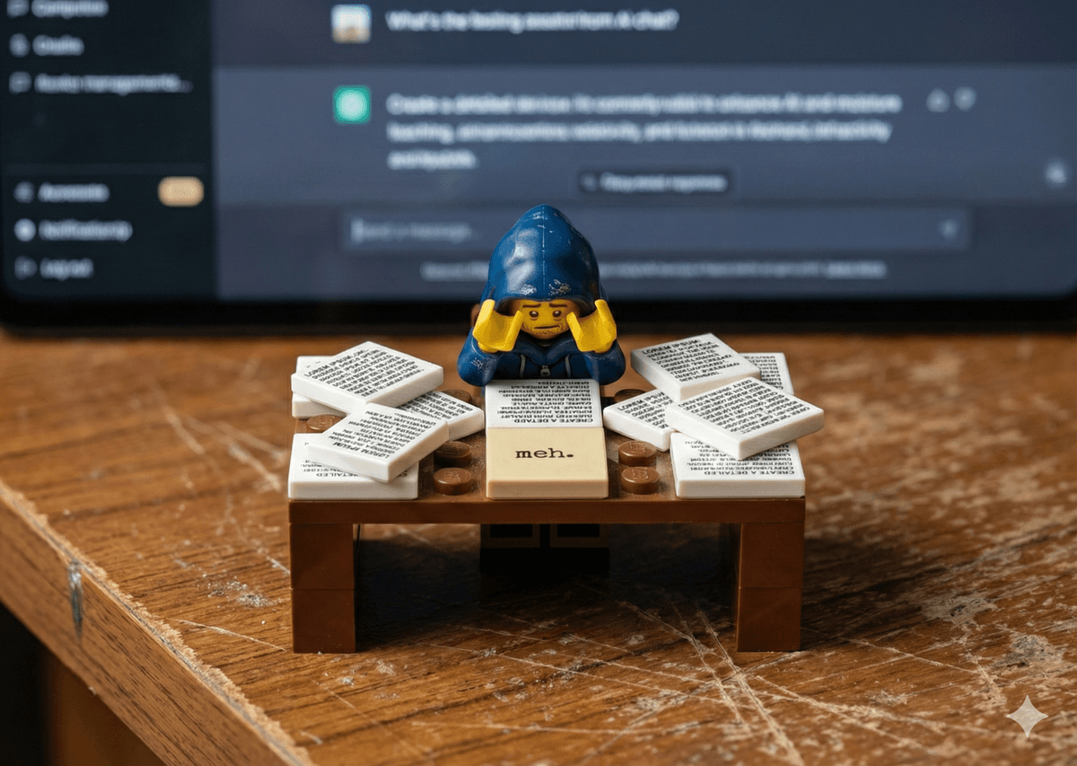 Your 500-Word AI Prompts Are Making Everything Beige